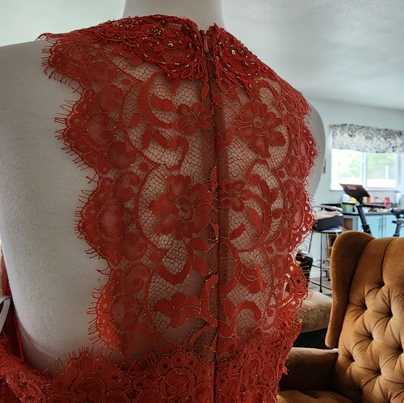 MARCHESA NOTTE LACE DRESS - Picture 4 of 16